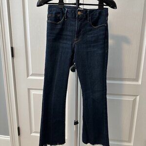 Frame Bustle Blvd crop mini boot jeans in good condition